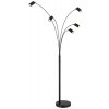 GLOBO 57910-5S ROBBY stojacia lampa V2040mm 5xGU10 čierna