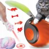 UTEKAJÚCA LOPTA PRE MAČKU S LED OZDOBAMI, VIBRÁCIE, USB HRAČKA