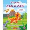 Nalepuj ZAS a ZAS - Dinosauři / Dinosaury - snímatelné / snímateľné samolepky (CZ/SK vydanie)