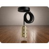 Eco Light Závesné LED svietidlo pre 1xE27, 2m, zlaté [SZ61101]