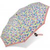 UNITED COLORS OF BENETTON Benetton dáždnik Skladací automatický Blooming Dots Peach Mini 28cm/95cm