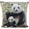 TEXICOP Gobelínová obliečka na vankúš 1123 Panda Bavlna/Acryl/Pes 45x45 cm