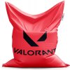 Sablio Sedací vak Classic VALORANT Red - 200x140 cm