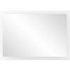 LED zrkadlo obdĺžnikové 50x70 cm, vertikálne, vstavaný vypínač, bez okraja, 4000K