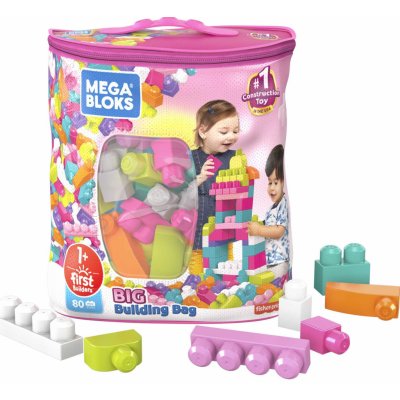 Mega Bloks First kocky 80 růžové