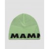 Obojstranná čiapka Mammut Logo Beanie Limetková