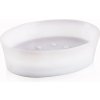 Voľne stojaca miska na mydlo Orion biela plast