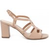 SERGIO LEONE Beige women's high-heeled sandals krémová 39 SERGIO LEONE 0000296847167