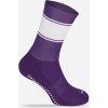 Mr. Socks Ponožky Ballersocks Light L 05010, sportovní, protiskluzový rip COT885010874zq-purple/whit 37-41 Purpurová/bílá