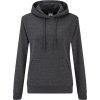 F.O.L. | Classic Lady-Fit Hooded Sweat, Dámska mikina s kapucňou, sivá Dark Heather, XS