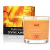 Votívna sójová eko sviečka DIVINE AMBER PARFUMIA
