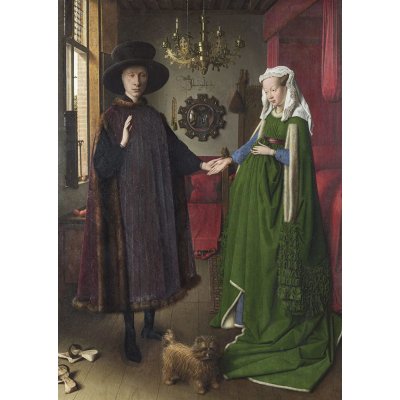 CLEMENTONI Museum Collection: Svatba manželů Arnolfiniových 1434 1000 dielov