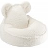 Wigiwama Sedací vak Bear plyšový Cream White