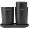 Brabantia Kúpeľňová sada Brabantia RENEW SET/3ks tmavo šedá