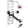 Ribstol TRINFIT Elegance s hrazdou, bradlami a lavičkou 240x70 (biela)