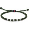 Tommy Hilfiger Zelený šnúrkový náramok 2790680