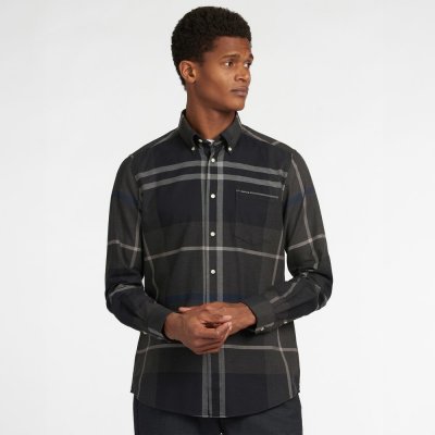 Barbour Dunoon tailored shirt graphite