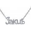 Silvego Strieborná retiazka s menom Jakub JJJ2234N-Jakub