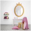 Alfaram Dekoratívne nástenné zrkadlo pre deti v ráme z MDF - PRINCEZNA 2102874