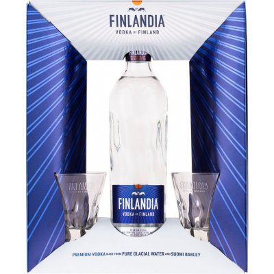 Finlandia 40% 0,7 l (darčekové balenie 2 poháre)