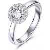 Amawell Diamantový prsteň z bieleho zlata - Rosalinda 2001393790002