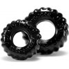 Oxballs - Truckt Cockring 2-Pack Black - Krúžky Na Penis