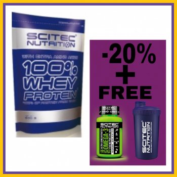 Scitec 100% Whey Protein 1000 g od 24,9 € - Heureka.sk