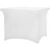 TENTino Elastický poťah na skladací stôl 87x87 cm VIAC FARIEB Farba obrusu: BIELA / WHITE