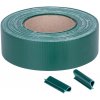 Páska Strend Pro EUROSTANDARD, 47,5 mm, L-35 m, tieniaca, zelená, krycia, na plotové panely, s 20 klipsami, 450g/m2, PVC, RAL6005