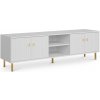 Wilsondo Široký TV stolík GROVIA - biela