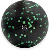 Masážna loptička Line Sport - 12 cm - černo-zelená