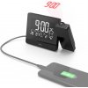 Hama Plus Charge, budík s projekciou času a USB konektorom pre nabíjanie mobilu 186332