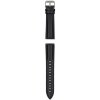 Garett univerzální řemínek 20 mm, černá kůže se stříbrným zapínáním STRAP_SVR_BLK_LTH_20MM
