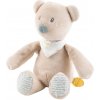 NATTOU Medvedík plyšový mini Jules s hrkálkou 20 cm Romeo, Jules & Sally 950145