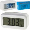 DIGITÁLNY BUDÍK HODINY VEĽKÝ LCD TEPLOMER KALENDÁR NA STÔL S FUNKCIOU SNOOZE