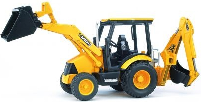 Bruder 2427 Traktor JCB čelný nakladač + bager