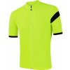 SENSOR CYKLO COOLMAX CLASSIC pánsky dres kr.rukáv celozips neon yellow Veľkosť: M