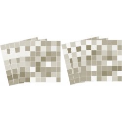 Dimex, Nálepky na obkladačky - Mozaika hnedá - 15 x 15 cm od 7,90 € -  Heureka.sk