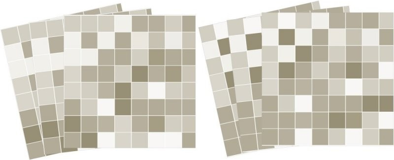 Dimex, Nálepky na obkladačky - Mozaika hnedá - 15 x 15 cm od 7,9 € -  Heureka.sk