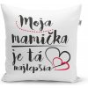 Sablio Vankúš Moja mamička je tá najlepšia 40x40