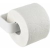 Biely nástenný kovový držiak na toaletný papier Ume – Zone