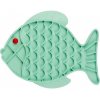 Duvo Podložka na lízanie DUVO+ v tvare ryby, zelená 23,5x18,5x0,8cm