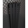 Radiátory - MC Montana | kúpelňové | DEKORATÍVNY VERTIKÁLNY RADIÁTOR-R4 | farba - Matná čierna, veľkosť - 1800/300 mm