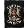 Deka Born to ride (Podšitie baránkom: NE)