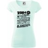1984 v kocke - Dámske tričko Pure - 3XL ( Frost )