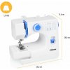 Tristar | Šicí stroj | SM-6003 | Počet stehů 14 | Počet knoflíkových dírek 1 | Bílá/Modrá