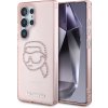 Karl Lagerfeld IML Luxury Samsung Galaxy S25 Ultra Pink Karl Head KLHCS25LHKHDCELP