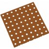 FLOMAT Hnedá polyethylénová dlažba AvaTile AT-STD - dĺžka 25 cm, šírka 25 cm, výška 1,6 cm
