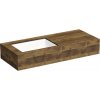 Kompaktná doska pod umývadlo s umývadlom Intedoor TRENTA Compact dub x 90 cm až 160 cm x 50 cm S výrezom