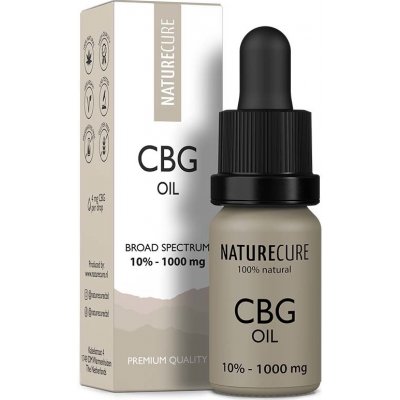 Nature Cure CBG olej 10 % CBG, 1000 mg, 10 ml
